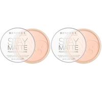 Rimmel Stay Matte Poudre Compacte Pink Blossom 002 (Lot de 2)