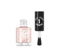 Rimmel Super Gel Scented Glazed Vernis à Ongles, parfum vanille, ne s'écaille pas, longue tenue, 12ml, 116 Extra Foam