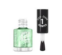 Rimmel Super Gel Scented Glazed Vernis à Ongles, parfum vanille, ne s'écaille pas, longue tenue, 12ml, 118 Irresistible Dough