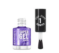 Rimmel Super Gel Scented Glazed Vernis à Ongles, parfum vanille, ne s'écaille pas, longue tenue, 12ml, 120 Glazed to Perfection