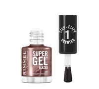 Rimmel Super Gel Scented Glazed Vernis à Ongles, parfum vanille, ne s'écaille pas, longue tenue, 12ml, 122 Dreamy Drizzle