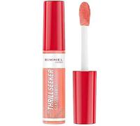 Rimmel Thrillseeker Glassy Gloss 250 Vibes Peachy Brillance Hydratante, Acide Hyaluronique, Complexe Antioxydant, Non Collant, Gros Multicolore