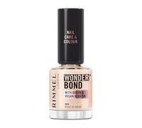 Rimmel Wonder'Bond Care+Color Vernis à ongles, Restaure les ongles, Enrichi en biotine et en kératine vegan, Modulable, 12 ml, 004 WHAT TO WEAR