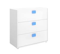 Rimobel Chic Commode pour Enfant, Panneau de Particules, Blanc, Normal