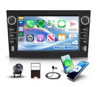 Rimoody 7" Autoradio Android pour Opel Astra Antara Vectra Corsa Zafira Meriva Vivaro Combo Carplay Android Auto sans Fil Navi GPS WiFi Bluetooth FM/RDS/EQ Commande au Volant Caméra de Recul 2G+64G