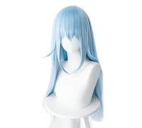 Rimuru Tempest bleu longue perruque droite Cosplay Costume Tensei shitara Slime Datta Ken résistant à la chaleur cheveux synthétiques femmes perruques