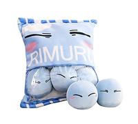 Rimuru Tempest Oreiller en peluche avec inscription « That Time I Got Reincarnated As a Slime » - Décoration d'intérieur - Cadeau pour les fans
