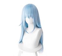 Rimuru Tempest Slime Wig That Time I Got Reincarnated as a Slime Cosplay Perruque longue bleue Tensei Shitara Slime Datta Ken Bule Hair