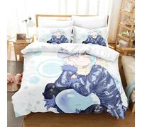 Rimuru Tempest Tensei Shitara Slime Datta Ken Parure De Lit Housse De Couette Taie D'oreiller Couette King Queen Size