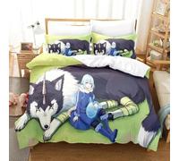 Rimuru Tempest Tensei Shitara Slime Datta Ken Parure De Lit Housse De Couette Taie D'oreiller Couette King Queen Size