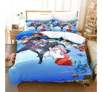 Rimuru Tempest Tensei Shitara Slime Datta Ken Parure De Lit Housse De Couette Taie D'oreiller Couette King Queen Size