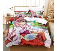 Rimuru Tempest Tensei Shitara Slime Datta Ken Parure De Lit Housse De Couette Taie D'oreiller Couette King Queen Size