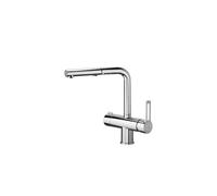 RIN295CR-MET Mitigeur évier monotrou avec bec orientable RINGO PAFFONI