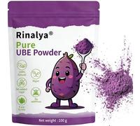 RINALYA® Poudre d’Ube 100G - 100% Igname Violet Premium - Origine Philippines (Région d’Urdaneta) - 100% Naturelle & Vegan - Marque Française