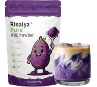 RINALYA® Poudre d'Ube 100g - 100% Igname Violet Premium (Dioscorea alata) - Origine Philippines - Région d'Urdaneta - 100% Naturelle & Vegan - Marque Française