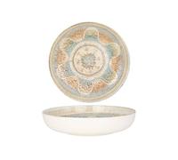 Rinart Assiette creuses - Celest - Porcelaine - 22 cm (900cc) - lot de 6