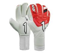 Rinat Nkam Prime Gants de Gardien de But pour Adulte Blanc/Rouge Taille 9
