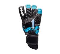 Rinat Asimetrik Prime Pro Gant de Gardien de But Mixte, Noir/Bleu/Gris, 7