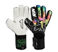 Rinat Asimetrik Spine Turf Gants de Gardien de But Junior, Noir, Taille 4