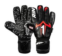 Rinat Gants de Gardien de But Aries X Gravity Junior, Noir, Taille 5