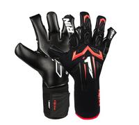 Rinat Gants de Gardien de But Aries X Prime Junior, Noir, Taille 6