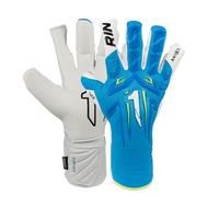 Rinat Gants de Gardien de But Aries X Turf pour Adulte, Bleu, Taille 9