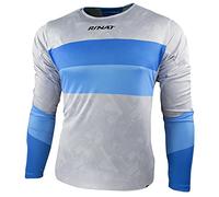 Rinat Jersey Kaiser Maillots de gardien de but Mixte Enfant, Gris/Bleu, FR : S (Taille Fabricant : YS)