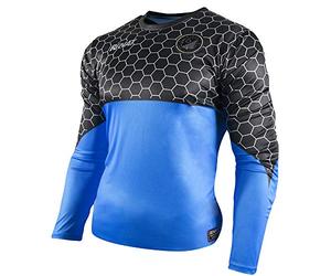 Rinat Jersey LAJUD Maillot de gardien de but Mixte Adulte, Turquoise/Oxford, FR : XL (Taille Fabricant : AXL)