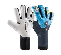 Rinat NKAM-Onana Gants de Gardien de But Semi-Professionnels (Bleu, 9)