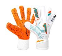 Rinat Nkam W/G AS Gant de Gardien de But pour Enfant, Unisexe, Blanc Vert, Taille 6