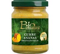 rinatura pâte à tartiner curry-ananas, 115g