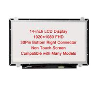 Rinbers B140HAN01.3 B140HAN01.1 B140HAN02.1 Remplacement AUO 14" Slim WLED rétroéclairage 1920 x 1080 FHD 30 broches eDP écran LCD écran non tactile pour Dell pour Lenovo HP Asus pour Acer