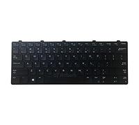 Rinbers Clavier US de rechange avec cadre sans rétroéclairage pour Dell Latitude 11 3180 3189 3190 Latitude 13 3380-343NN 0343NN NG83V
