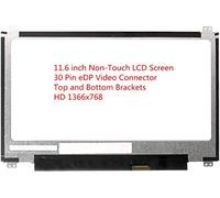 Rinbers Écran LCD LED de remplacement pour Asus Chromebook C201PA C202 C202S C202SA C223 X205T VIVOBOOK E203MA W202NA N116BGE-EB2 C3 C5 C6 B1 30 broches