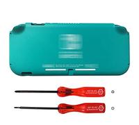 Rinbers Façade avant arrière de remplacement pour console Nintendo Switch Lite HDH-001 Coque en plastique - Turquoise