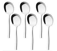 Rinboat Lot de 6 grandes cuillères de service en acier inoxydable