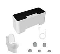 Rinçage automatique pour WC - ABS, 6,3 x 2,36 x 2,56 pouces avec capteur à mains libres | Rinçage intelligent pour WC rechargeable par USB, capteur infrarouge pour salles de bains, bains publiques