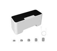 Rinçage Automatique - Unité Automatique Rechargeable Par USB, Dispositif De Lavabo Blanc, Capteur Intelligent À Faible Bruit En ABS | Module De Chasse D'eau Électrique Compact Pour Salle De Bain À Dom