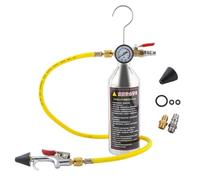 Rinçage climatisation Kit De Nettoyage Avec Réservoir, Manomètre Et