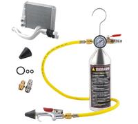 Rinçage climatisation Kit De Nettoyage Avec Réservoir, Manomètre Et