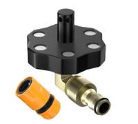 Rinçage de châssis magnétique, nettoyeur haute pression, lave-auto 3,54x2,75x2,95 pouces avec aimant puissant, pulvérisateur en métal, outil de nettoyage automatique avec conception compacte, lave-véh