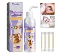 Rinçage d'oreille de Chien, Nettoyant Oreille Chien, Gouttes d'oreille de Chien arrêtent l'inflammation et Les démangeaisons de l'oreille, nettoyant d'oreille d'animal de Compagnie pour Chien et Chat