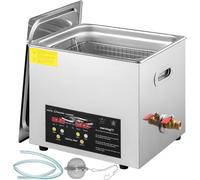 Rinçage ultraschallurgique 10L - Rinçage numérique avec chauffage et minuterie - Rinçage du verre et de la glace - Technologie ultraschallurgique efficace