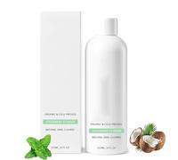 Rince-bouche à l'huile de menthe verte, bain de bouche doux et portable pour dents sensibles, huile pour lutter contre la mauvaise haleine, huile de coco pour les dents et les gencives.