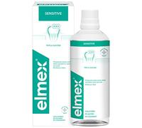 Rince-bouche Elmex Sensitive 1 flacon de 400 ml, protection supplémentaire pour les dents sensibles et les caries radiculaires