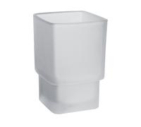 Rince-bouche en verre loft Emco pour systÃšme de garde-corps, verre cristal satinÃ© - 052000090
