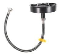 Rince-verres Automatique 1 Set Abs Noir pour Bar Cuisine | Commande D’une Main, Pulvérisation Multi-angle, Installation sur Évier, Format Compact