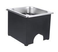 Rince-verres Encastrable en Acier Inoxydable Tuyau, 1 Set | Évier, Pression Élevée, Nettoyage Rapide, Usage Maison ou Restaurant, Silicone