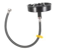 Rince-verres pour Évier 1 Set Abs à Pression, Spray Multi Angle la Cuisine | Utilisation Maison et Bar, Commande D’une Main, Nettoyage Facile, Coloris Noir, 1 Ensemble