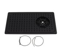 Rince Verseur, Inox, 23x42cm, Haute Pression, Bac d’Égouttage - Nettoyage Automatique Rapide, Durable, Usage Commercial et Domestique